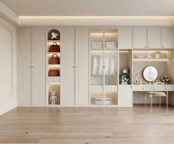 French Style Clothes Storage Area-ID:349564085