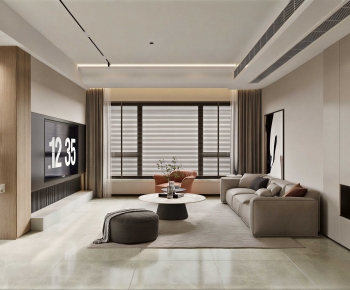 Modern A Living Room-ID:280086998