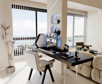 Modern A Living Room-ID:746947053