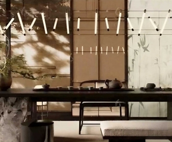 New Chinese Style Tea Tables And Chairs-ID:441927916