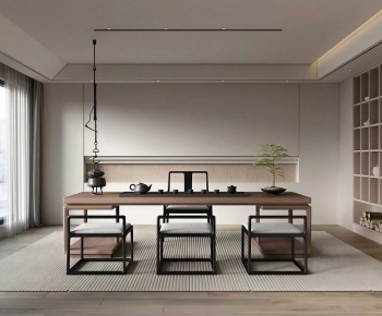 New Chinese Style Tea Tables And Chairs-ID:364526033