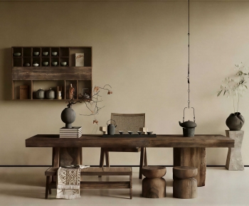 New Chinese Style Tea Tables And Chairs-ID:660701042