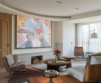 Modern A Living Room-ID:757093916