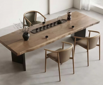 New Chinese Style Tea Tables And Chairs-ID:666316036