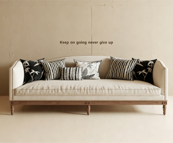 Modern Three-seat Sofa-ID:884562027