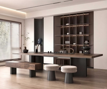 New Chinese Style Tea House-ID:695538041