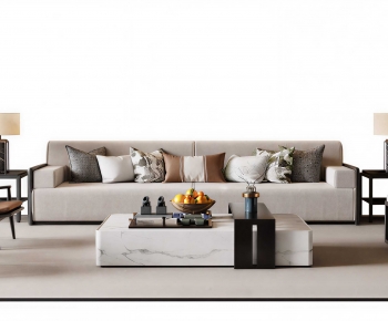 New Chinese Style Sofa Combination-ID:947938925