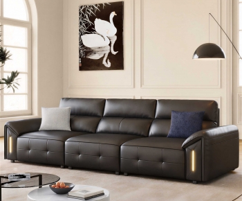 Modern Wabi-sabi Style Three-seat Sofa-ID:670120793
