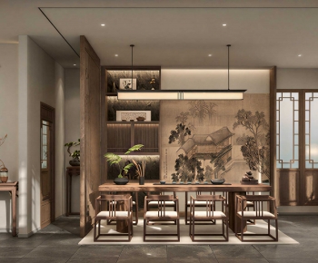 New Chinese Style Tea House-ID:373591909
