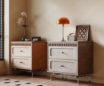 French Style Bedside Cupboard-ID:563178069