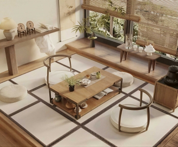 New Chinese Style Tea Tables And Chairs-ID:838029489