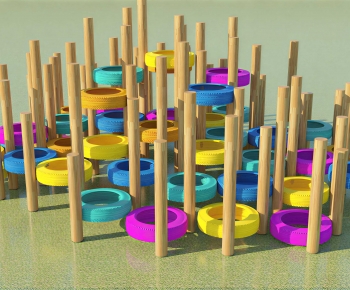 Modern Equipment For Children-ID:398859025
