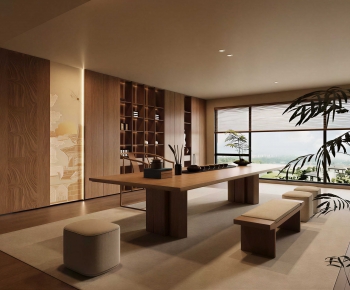 New Chinese Style Tea House-ID:729649074