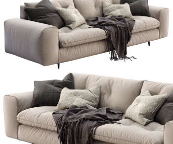 Modern Three-seat Sofa-ID:612497092