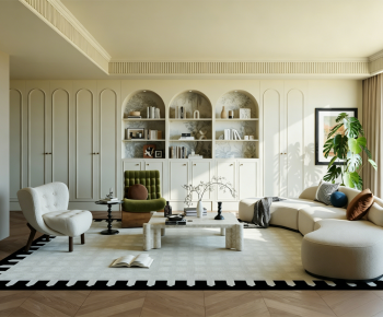 Modern A Living Room-ID:738539936