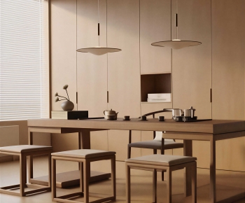 New Chinese Style Tea Tables And Chairs-ID:206634041