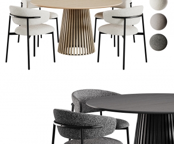 Modern Dining Table And Chairs-ID:595670948
