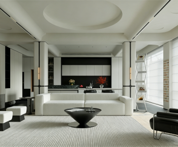 Modern A Living Room-ID:878500986