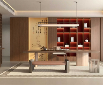 New Chinese Style Tea House-ID:713928945