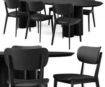 Modern Dining Table And Chairs-ID:735161072