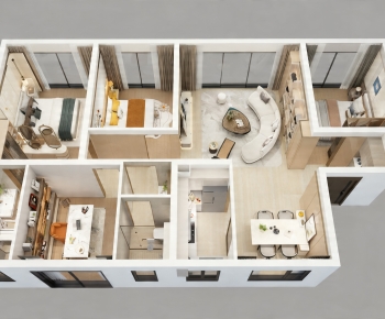 Modern A Bird's-eye View Of Home Decoration-ID:425754075