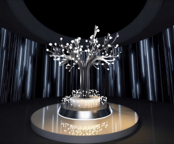 Modern Exhibition Hall-ID:768162973