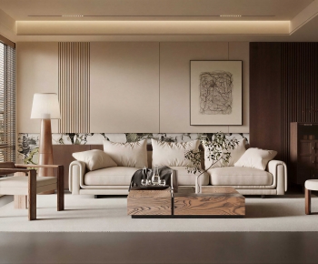 Japanese Style A Living Room-ID:697078942