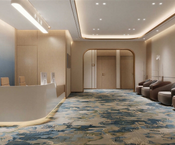 Modern Office Reception Desk-ID:108635909