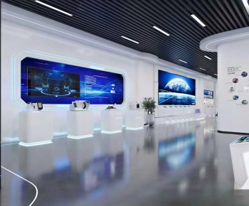Modern Exhibition Hall-ID:433881047