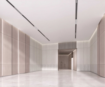 Modern Office Elevator Hall-ID:737745055
