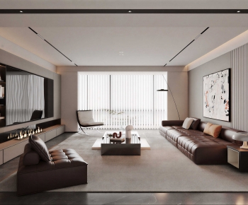 Modern A Living Room-ID:909115088