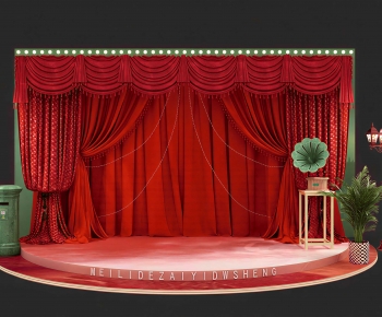 Retro Style Stage Performance-ID:218236929
