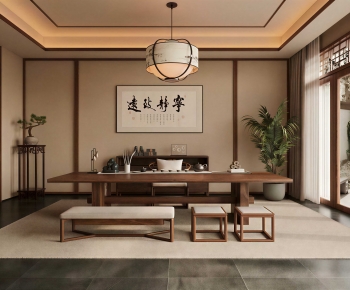 New Chinese Style Tea House-ID:105833056