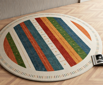 Modern Circular Carpet-ID:385807042
