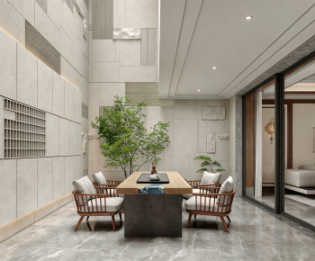 New Chinese Style Tea House-ID:646841055