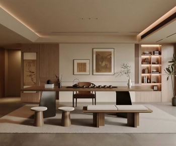 New Chinese Style Tea House-ID:683594948