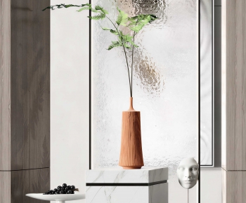 Modern Potted Green Plant-ID:546159986