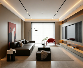 Modern A Living Room-ID:323853975