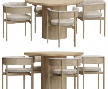 Modern Dining Table And Chairs-ID:445432909