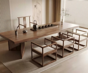 New Chinese Style Tea Tables And Chairs-ID:784071921