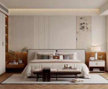 New Chinese Style Bedroom-ID:506143095