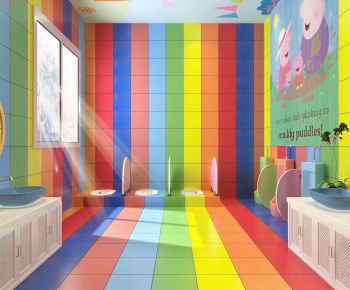 Modern Children's Restroom-ID:328699112