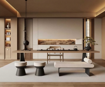 New Chinese Style Tea House-ID:967652085