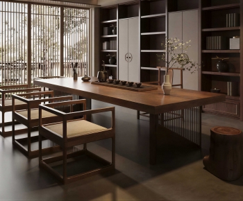 New Chinese Style Tea House-ID:122320896