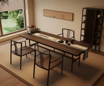 New Chinese Style Tea Tables And Chairs-ID:198090199