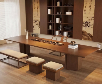 New Chinese Style Tea Tables And Chairs-ID:287970079