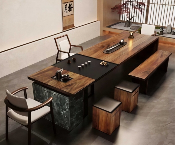 New Chinese Style Tea Tables And Chairs-ID:414129027