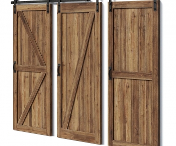 Industrial Style Sliding Door-ID:538172011