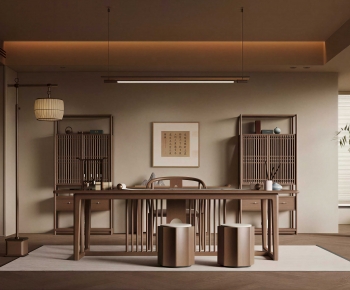 New Chinese Style Tea House-ID:416886093