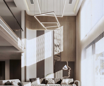 Modern A Living Room-ID:288060906